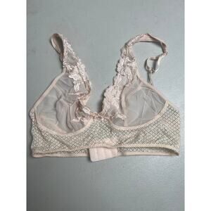 Chelsea28 Light Pink Bralette Thin Bra Size XS